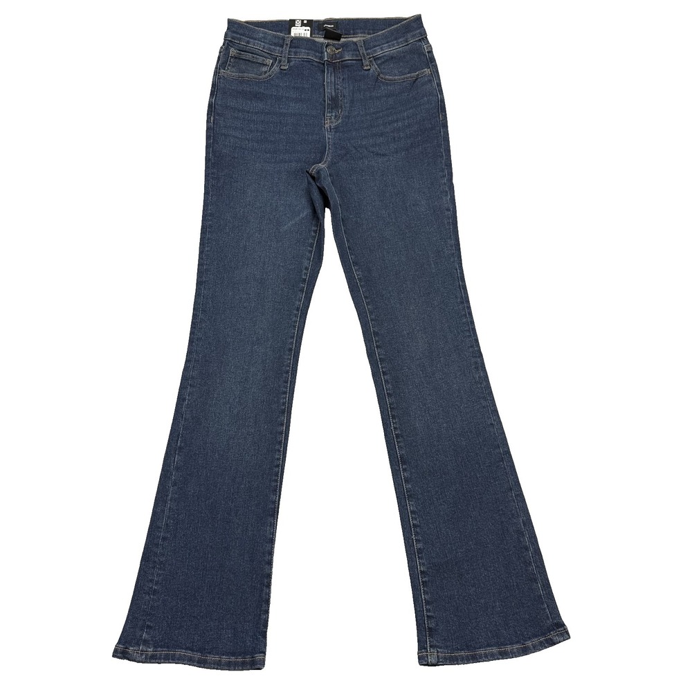 Express Women's Jeans Size 8 Bootcut Mid-Rise Stretch Medium Wash Comfy NWT